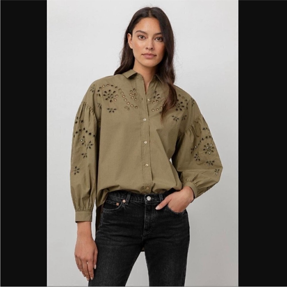 NWT Rails Allister Moss Button Down Shirt M